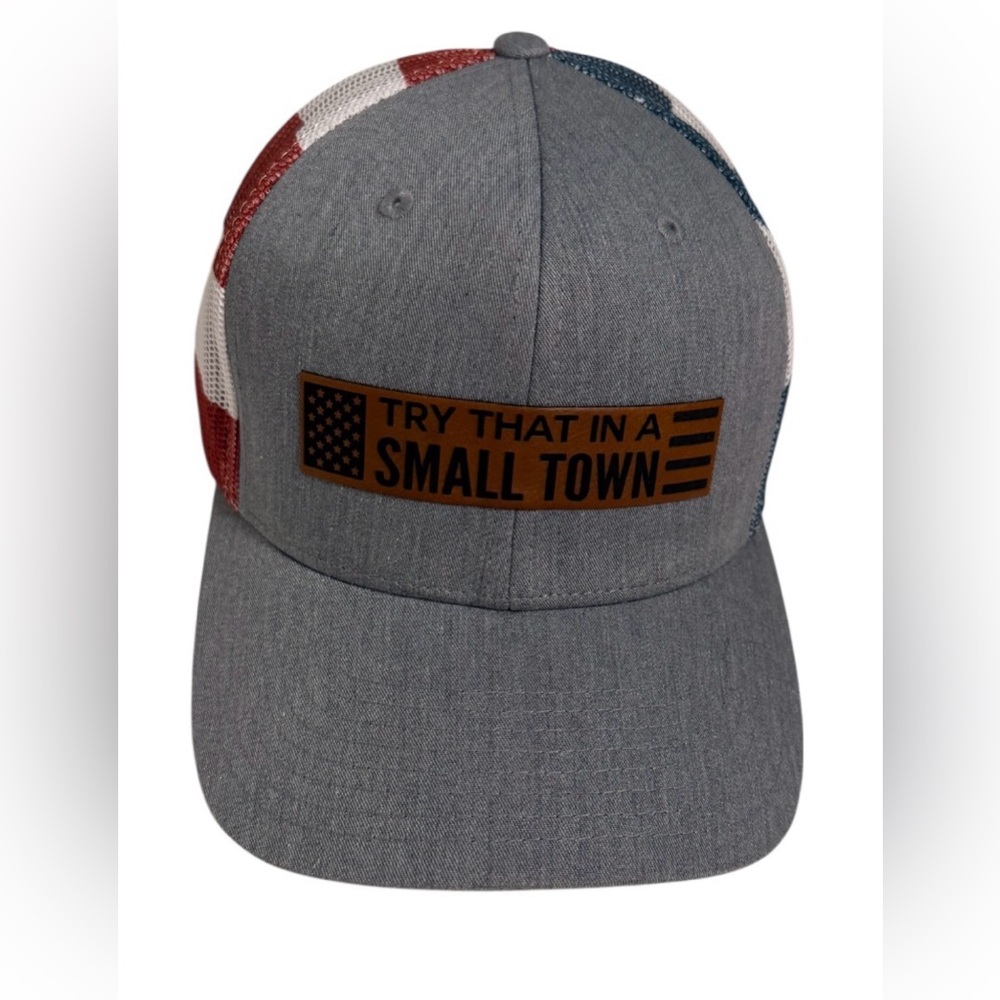 NEW!!! 🔥 “Try That In‎ A Small Town” Trucker Hat 🇺🇸 America